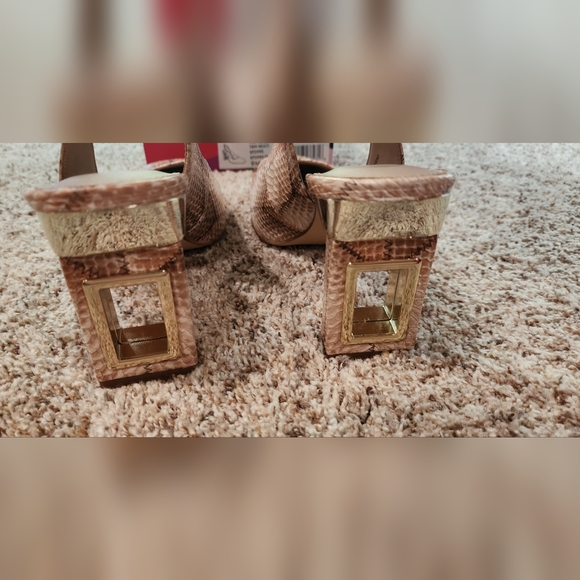 Katy Perry THE HOLLOW HEEL SLING BACK Tan Multi Sz 9 - Picture 8 of 11